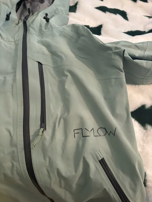 Flylow shell ski jacket Blue - Image 2