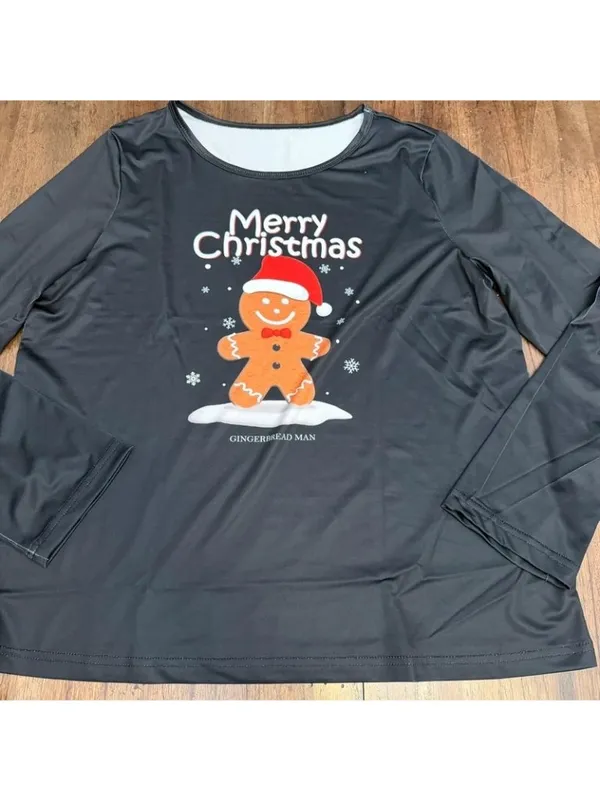 Women’s Christmas pajama set Black Size L - Image 5