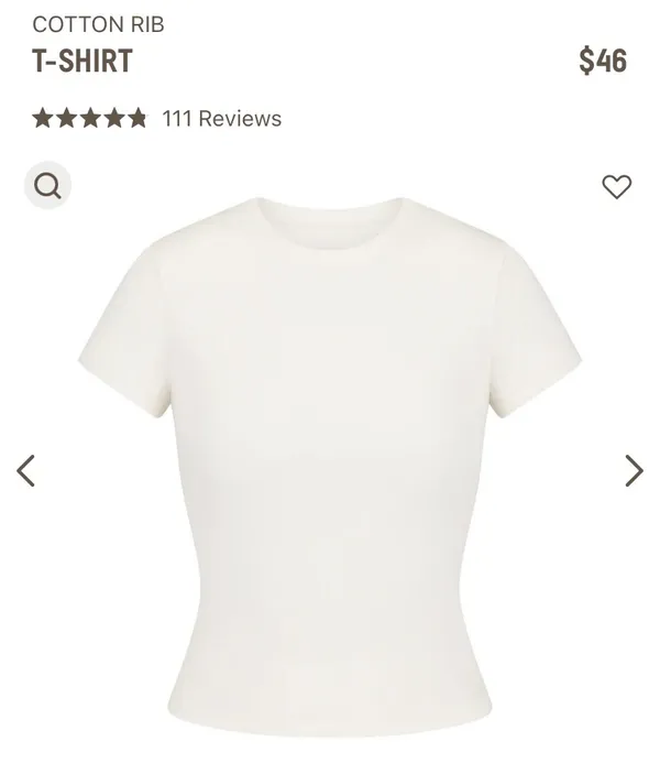 Cotton Rib Tshirt - Image 2