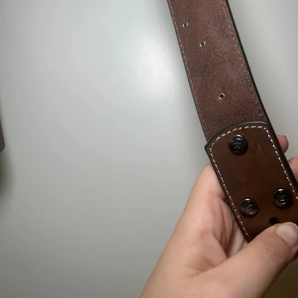 Ariat Womens Brown Leather Floral Embroidered Rhinestone Belt Strap S Western - Image 5