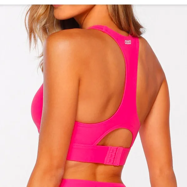 Lorna Jane Stand Out Max Support Bra Babin Pink Size Small‎ - Image 3