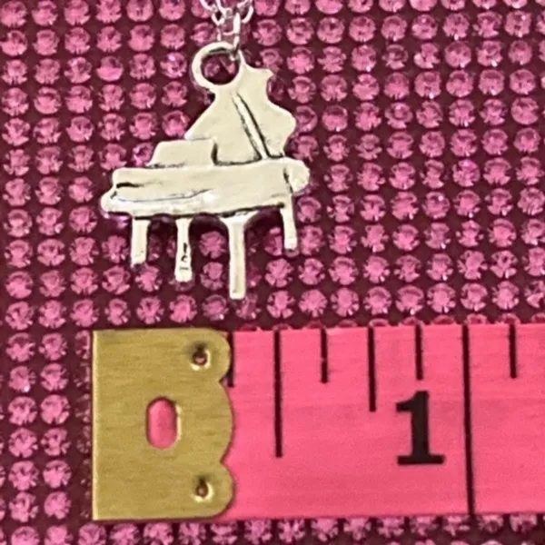 Piano Necklace Sterling Silver Music Festival - Image 5