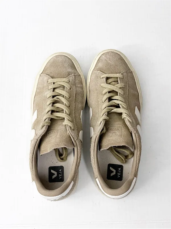 VEJA Campo Suede Tan Lace Up Low Top Sneakers Women’s Size 9.5 Casual Neutral - Image 10
