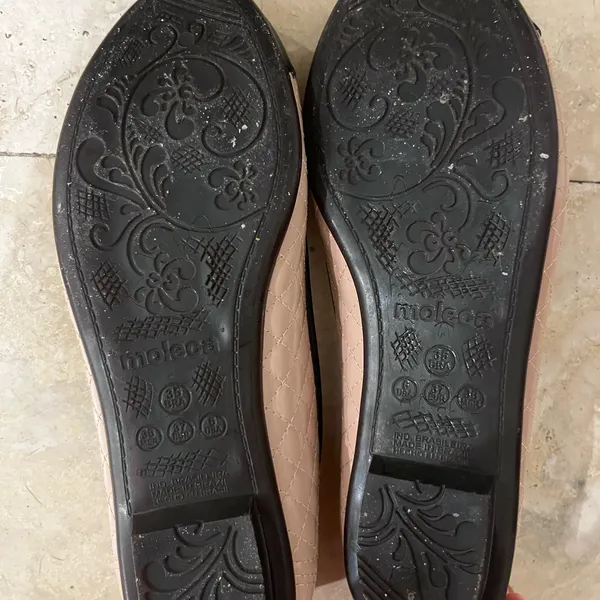 Women's Black and Pink Ballet Flats - Image 5