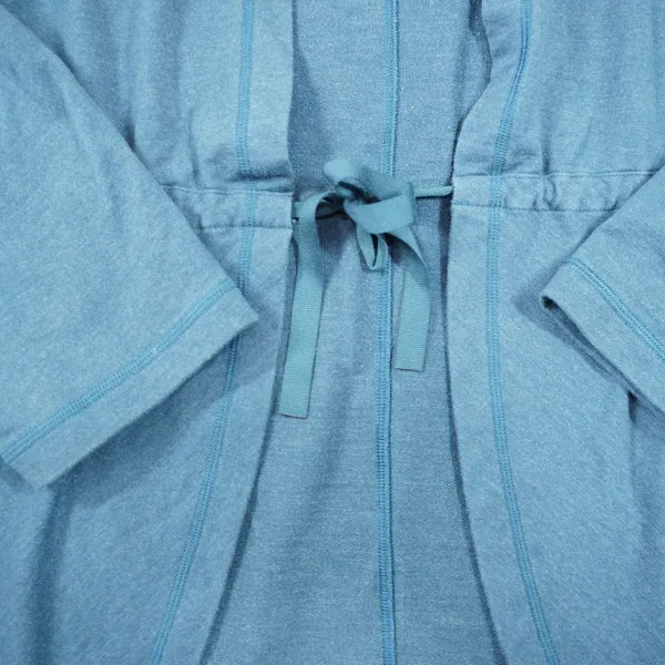 The North Face Womens Blue Cardigan Sweater Drawstring Tie Open‎ Front Size M/L - Image 3