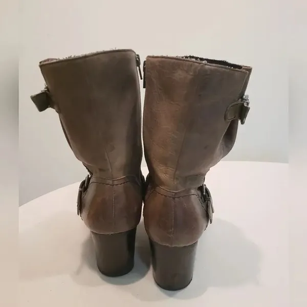 Crown Vintage Leather Boots Size 7.5 - Image 4