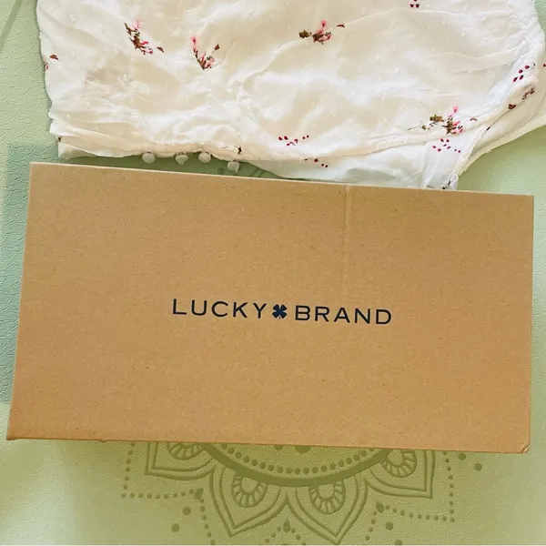 Lucky Brand Women's Albajane Mary Jane Ballet Flat Gold Accent in Henna sz 7.5 M - Image 3