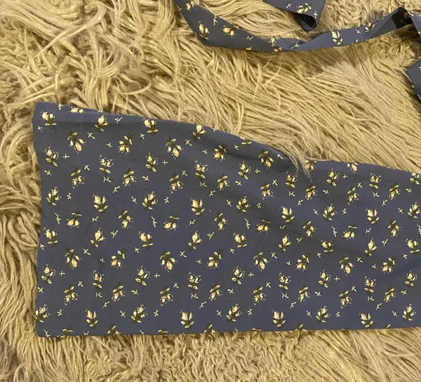 Cropped Floral Blouse - Image 3