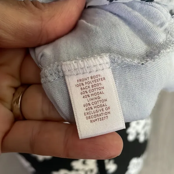 LC LAUREN CONRAD Light Blue T-Shirt Size Medium - Image 7