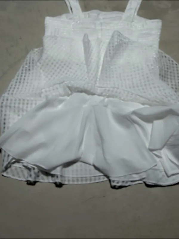 Amanda uprichard Annalise dress White Mini Dress large - Image 8