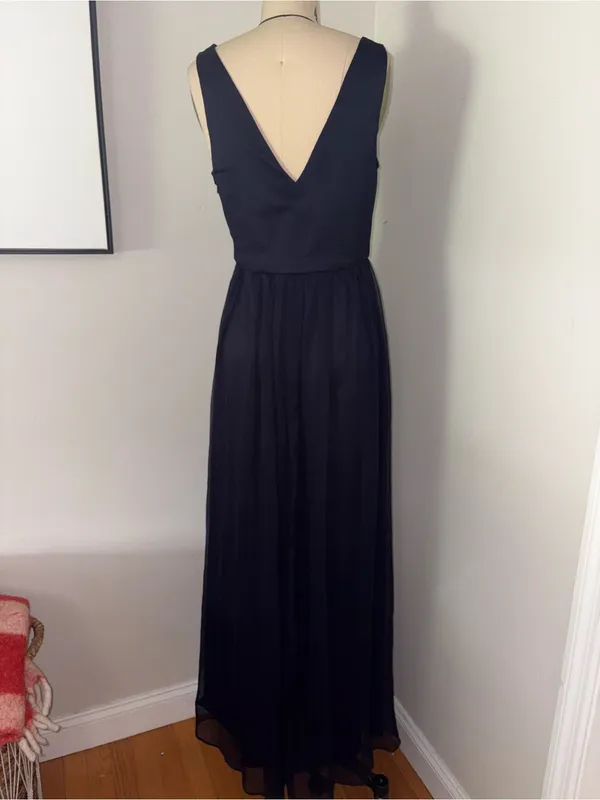 BHLDN Navy Kia Dress Size Medium - Image 9