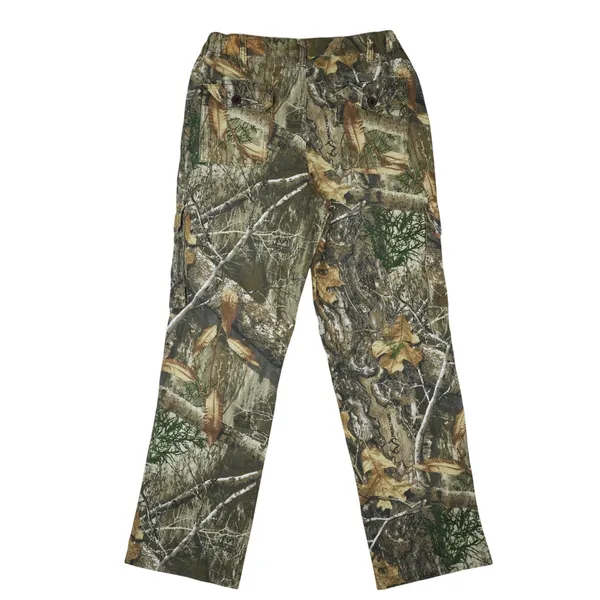 Realtree Edge Camo Cargo Pants Womens Medium Brown Pink Logo Hunting Gorpcore - Image 2