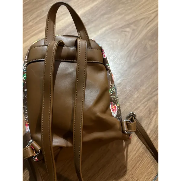 Small Nine West floral purse backpack. Minor flaw‎ on back in pictures. - Image 6
