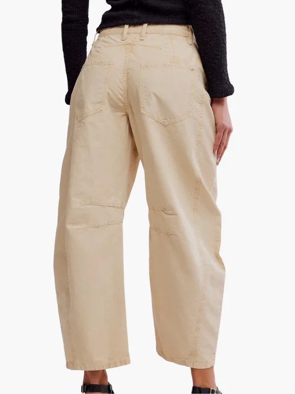 We The Free Free People Good Luck Barrel Leg Pants - Image 2
