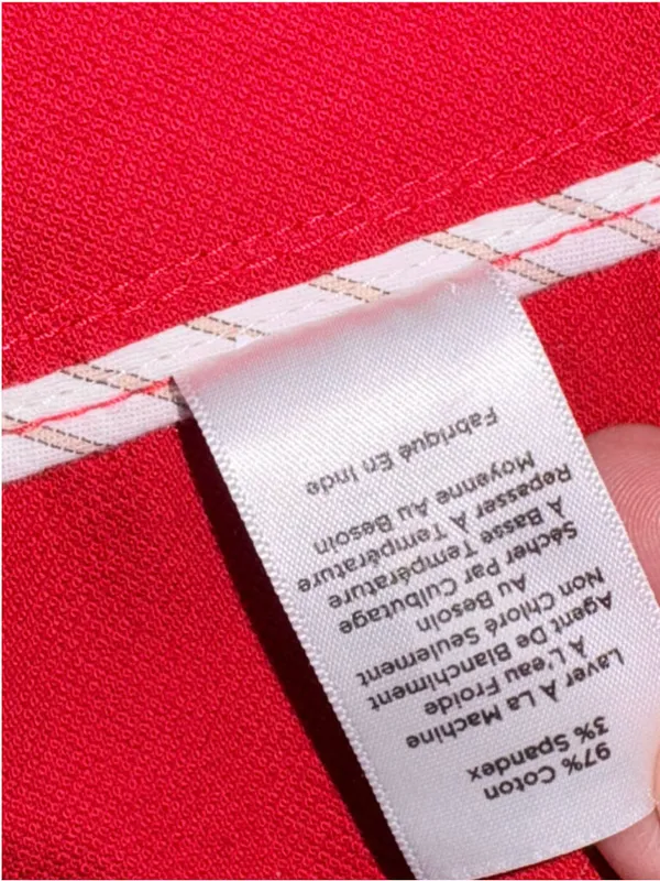 Talbots Red Cotton Twill Utility Field Jacket, Size M (21” PTP) - Image 14