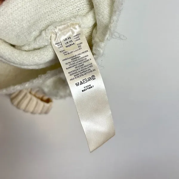 FREE PEOPLE Milo Tunic Sweater in Evening Cream Size X-Small - Image 7