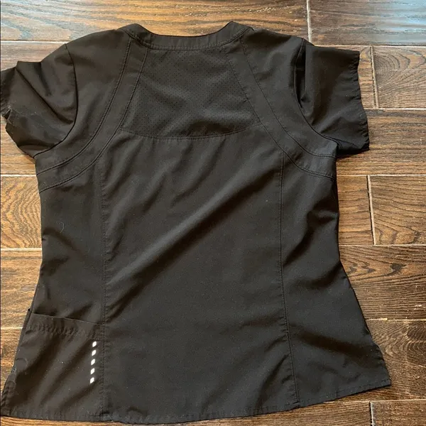Barco one nurses scrub Uniforms Black Women's Short Sleeve Top size XLarge - Image 5