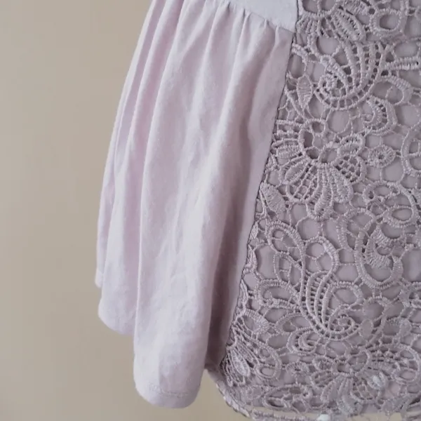 Maurices lavender peplum blouse size medium - Image 4