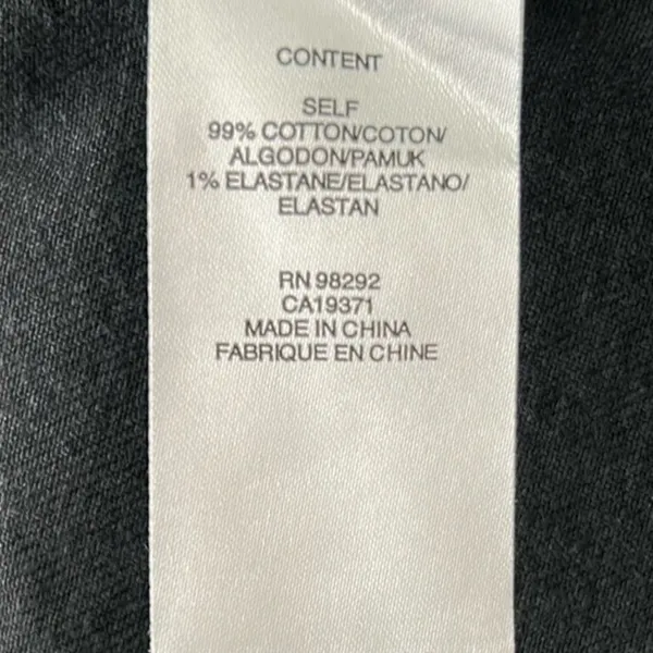 Tibi Size 29 Black Low Rise Denim Jean Midi Skirt with Front Slit - Image 9