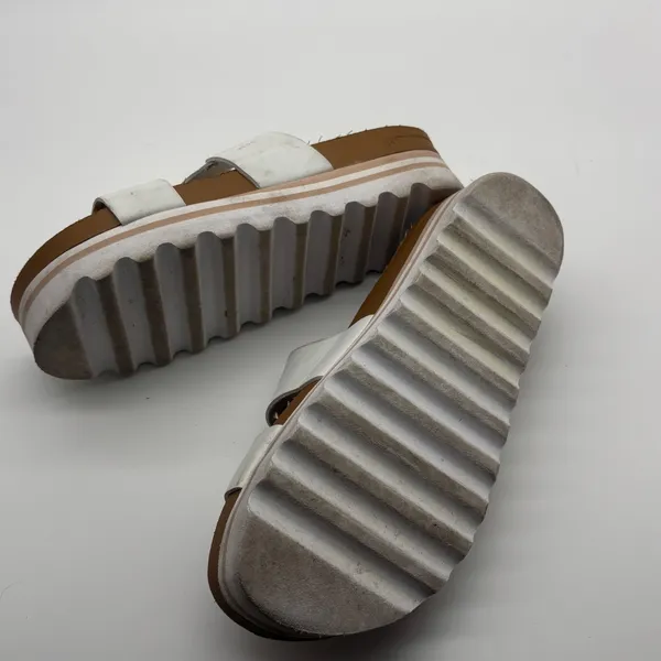 Reef Cushion Vista Hi White Double Strap Platform Sandals Womens 7 - Image 8