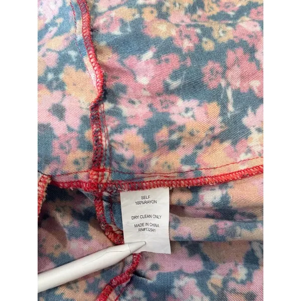 Amanda Uprichard Womens Dress Pink Nadia Mini Floral Sleeveless A Line Large - Image 13