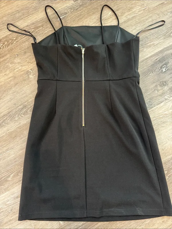 Classic Black Spaghetti-Strap Dress - NEW WITH TAGS - Image 2