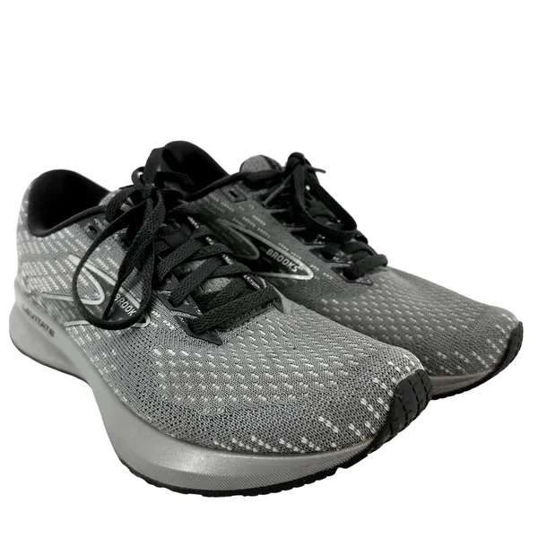Brooks Levitate 5 Sneakers Shoes Low Top Running Grey Oyster Blackened Pearl 7.5 - Image 2