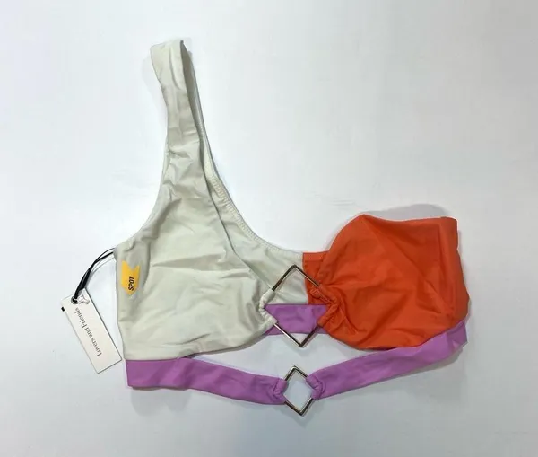 Lovers and Friends Shine On Me Top in Orange & Pink Medium - Image 3