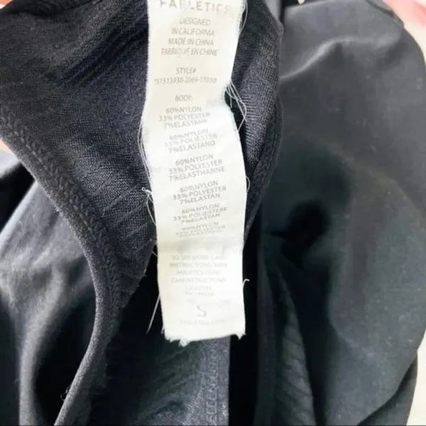 FABLETICS Black Olympus Seamless‎ Tank Top Small - Image 7