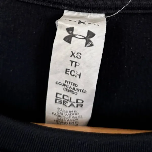 💥 Under Armour ColdGear® Compression Black Performance Long Sleeve Crew - Image 3