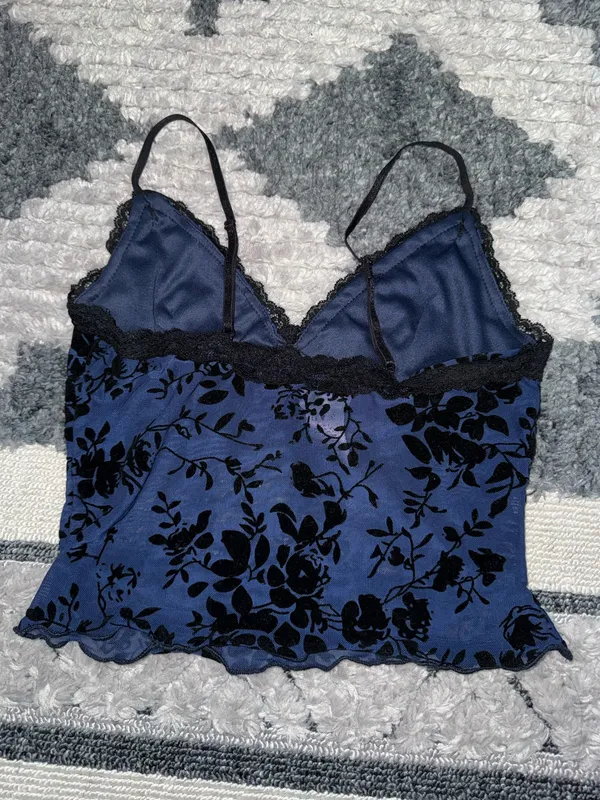 Honey Mango Top Blue - Image 2