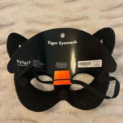 Spirit Black and Orange Tiger Mask - Image 2