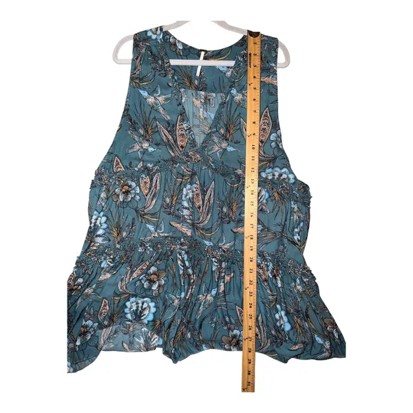 Free People Purple Haze Floral Long Tunic, Medium - Image 9