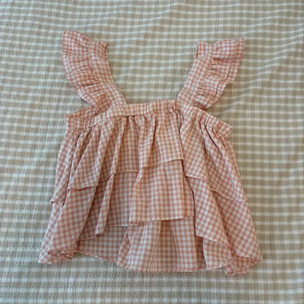 Pink Gingham Top - Image 2