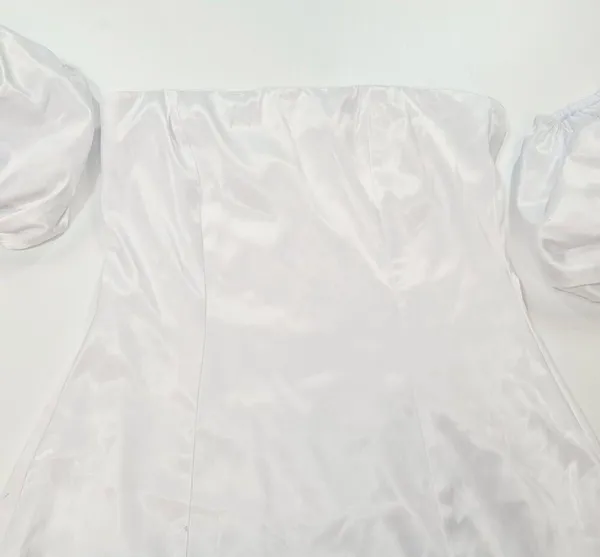MORE TO COME Eva Strapless Dress in White Medium - Image 4