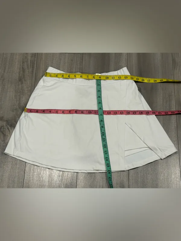 White Athletic Skort Size M Size M - Image 4