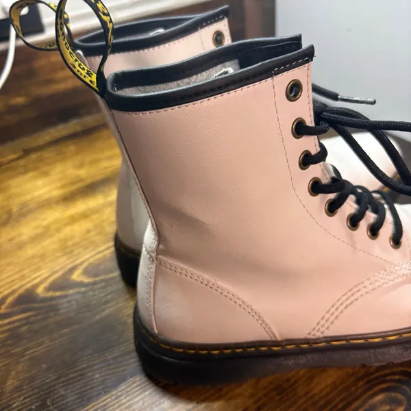 Dr.‎ Martens White Combat Boots M5/W6 - Image 4