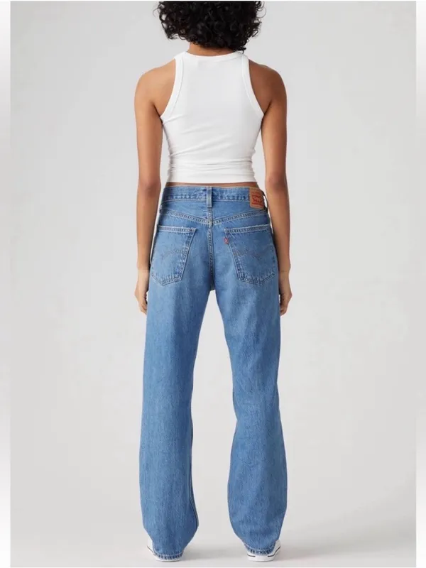 Levi’s Low Pro‎ Straight Leg Jeans in Blue Size 28 - Image 2