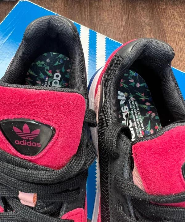 Adidas Falcon Core Black/Pink Sneakers - Image 8