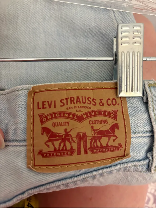 Levi’s Low Pro Straight Jeans Size 26 Blue - Image 5