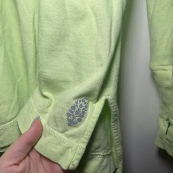 Free People Movement All Star Layer top lime green women's medium lounge Active - Image 5