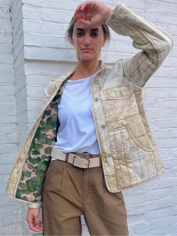 Free People We The Free Fade Out Quilted Utility Jacket Size XS - Image 2