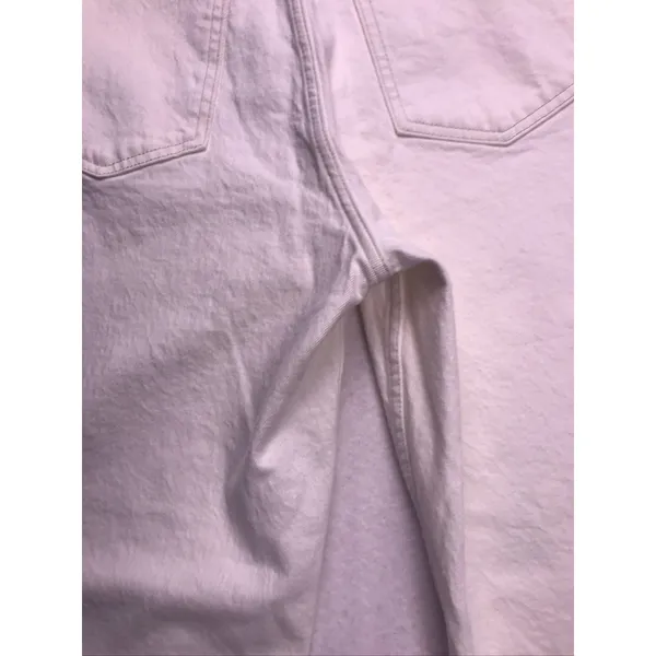 Abercrombie & Fitch 90s Straight Jeans‎ Womens 32/14R White NEW Ultra High Rise - Image 7