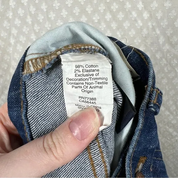 Madewell Dark‎ Wash The High Rise Slim Boyjean - Image 6
