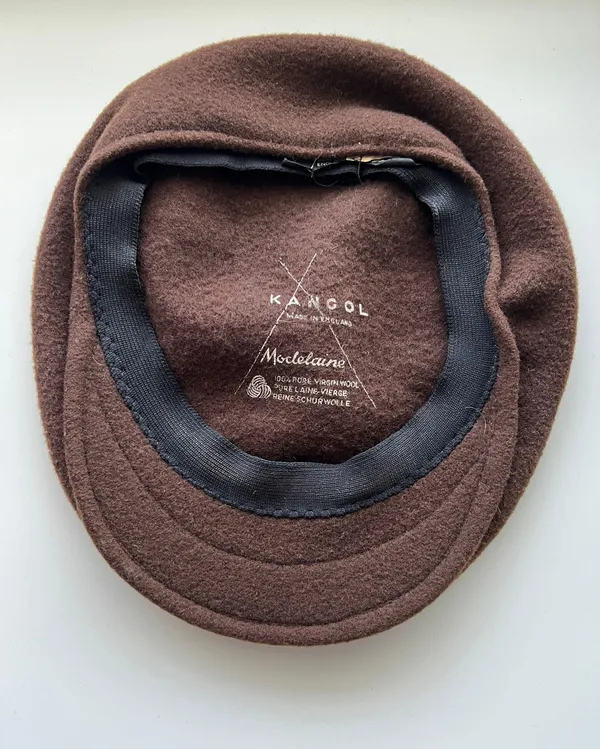 Vintage Kangol choclate brown paperboy cap - Image 2