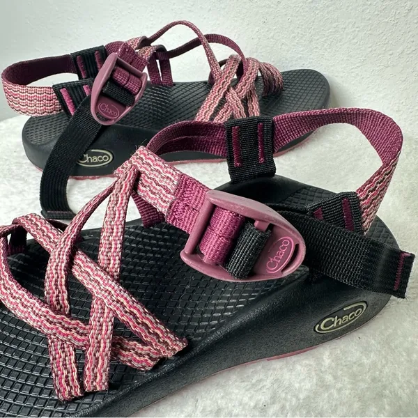 Chaco ZX/2 Sport Sandals Women's 6 Pink Wave Print J105500 hiking water - Image 9