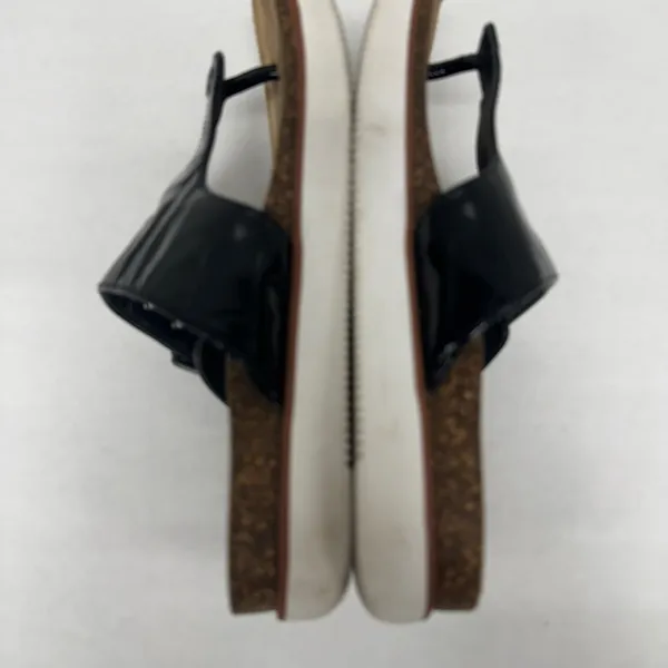Clarks Elayne Strap Black Patent Leather Sandal‎ Size 8 - Image 5