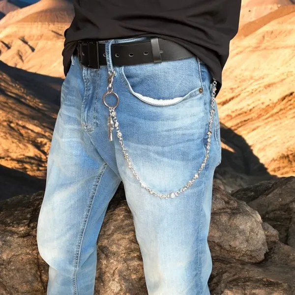 Cross Pants Chain for Men Women,Jeans Chain,Keys Chain,Bag Chain,Biker Wallet Chain,Streetwear Punk Hip Hop Unisex Style - Image 6