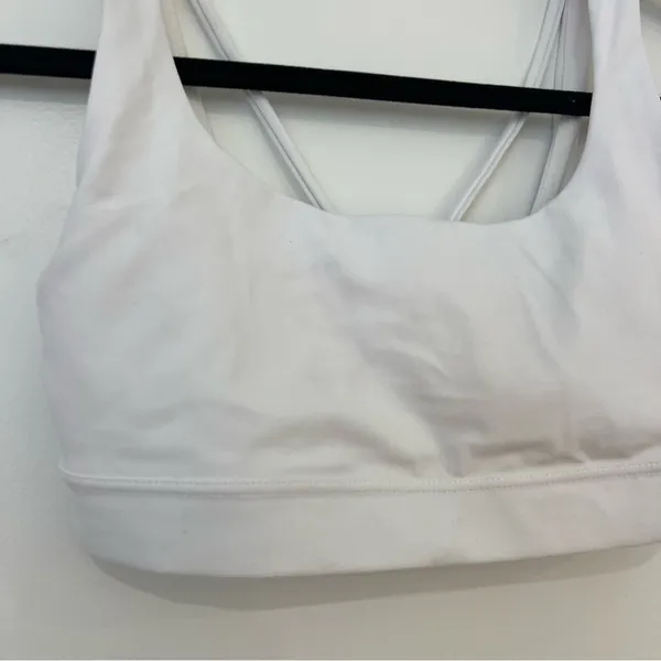 Athleta White Sports Bra XS - Image 2