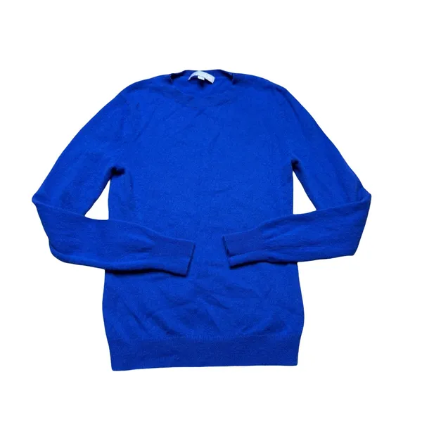 ✨ Antonio Melani 100% Cashmere Blue‎ Crewneck Sweater S ✨ - Image 2